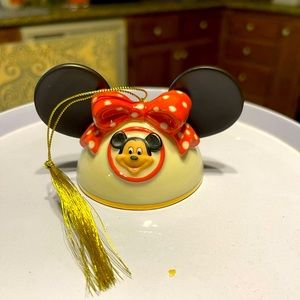 Disney Mickey Mouse club ears ornament.